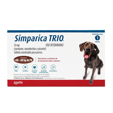 Simparica TRIO 1 Tabletas - Alimentos Balancedos Mi Ranchito
