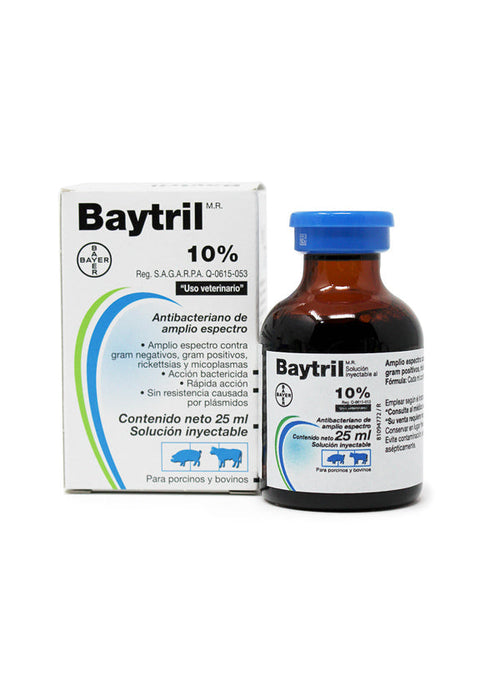 Baytril 10% - Alimentos Balancedos Mi Ranchito