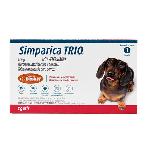 Simparica TRIO 1 Tabletas - Alimentos Balancedos Mi Ranchito